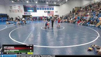 115 lbs Cons. Round 3 - Jett McNees, H.E.M. Middle School vs Talon Henderson, Sage Valley Jr High