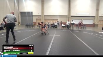 95 lbs Round 1 - Natalia Contreras, JPW vs Sophia Lee, Seymour Youth Wrestling