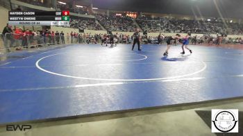 120 lbs Round Of 64 - Hayden Cason, Central Middle School vs Westyn Owens, Moore JH