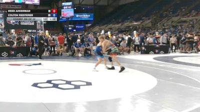88 lbs Champ. Rd Of 32 - Reed Akkerman, Wisconsin vs Colton Riesterer, Oregon