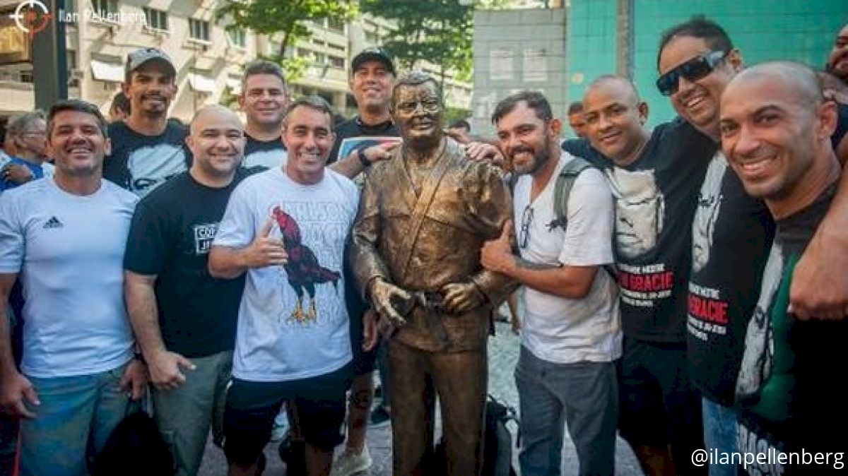 History Made As Statue of Jiu-Jitsu Pioneer Carlson Gracie Unveiled In Rio