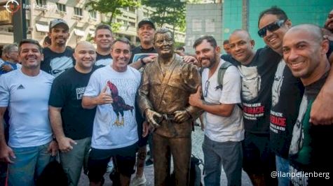 History Made As Statue of Jiu-Jitsu Pioneer Carlson Gracie Unveiled In Rio