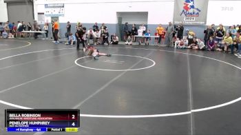 67 lbs Cons. Round 3 - Penelope Humphrey, Mat-Su Matmen vs Bella Robinson, Avalanche Wrestling Association