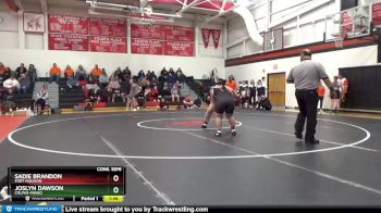 190 A Cons. Semi - Joslyn Dawson, Colfax-Mingo vs Sadie Brandon, Fort Madison