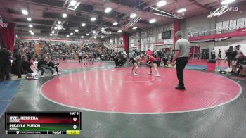 110 lbs Champ. Round 3 - Mikayla Putich, Marina vs Itzel Herrera, Corona