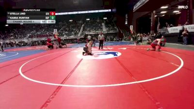 190 lbs Champ. Round 1 - Stella Lind, Star Valley vs Kamia Runyan, Big Piney