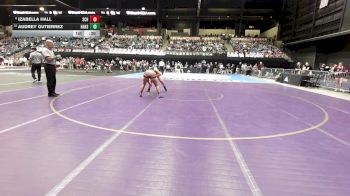 170 lbs Cons. Round 2 - Audrey Gutierrez, Hays HS vs Izabella Hall, Salina-Central HS