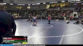 170 lbs Semifinal - Naomi Simon, Decorah vs Katie Schlosser, Colfax-Mingo