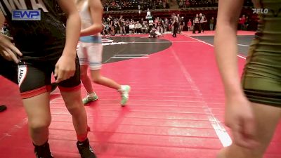 67 lbs Quarterfinal - Trenton Fisher, HURRICANE WRESTLING ACADEMY vs Kaleb Kelly, Broken Arrow Wrestling Club