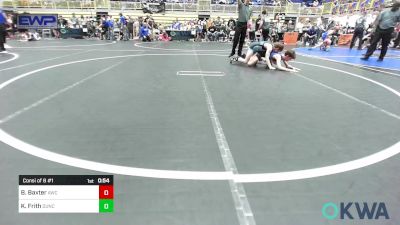 80 lbs Consi Of 8 #1 - Beau Baxter, Andover Wrestling Club vs Kase Frith, Duncan Demon Wrestling