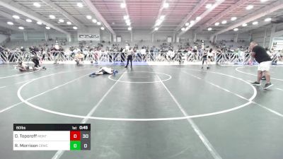 80 lbs Rr Rnd 1 - Dexter Toporoff, Montville vs Raige Morrison, Camp Reynolds Wrestling Club