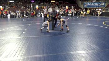 56 lbs Consy 6 - Mike Popson, Indiana vs Jackson Bish, Ragin Raisins