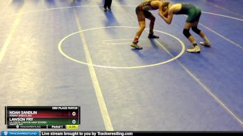 160 lbs 3rd Place Match - Noah Sandlin, Poway Wrestling vs Lawson Fry, La Costa Canyon High School Wrestling