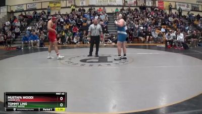 285 lbs Semifinal - Tommy Ling, Anthony Wayne vs Mustafa Woodi, Shaker Hts.