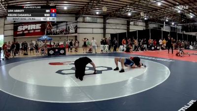 79 kg Champ. Round 1 - Levi Abbott, Hilltopper Wresling Club vs Kelvin Casasola, Western Colorado Wrestling Club