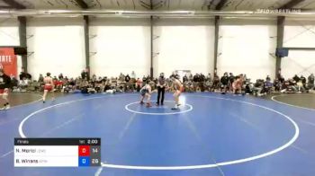 57 kg Final - Nino Morici, Lost Boys Wrestling Club vs Bryan Winans, Aviators