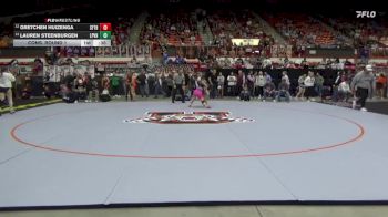 140 lbs Cons. Round 1 - Gretchen Huizenga, Santa Fe Trail Hs vs Lauren Steenburgen, LaCygne-Prairie View Hs