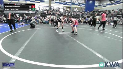 85 lbs Consi Of 8 #1 - Bowen Schubert, Chandler Takedown Club vs Rocky Witcosky, Team Nomad