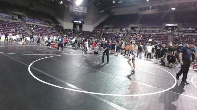 105 lbs Cons. Sub-semis - Kaimana Lum-Perreira, Pikes Peak Warriors Wrestling vs Kage Hartman, Junior Cougar Wrestling Club