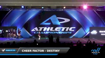 Cheer Factor - Destiny [2022 L5 Junior Day 1] 2022 Athletic Providence Grand National DI/DII