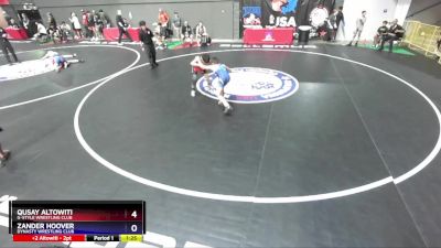 106 lbs Cons. Round 2 - Qusay Altowiti, G-Style Wrestling Club vs Zander Hoover, Dynasty Wrestling Club