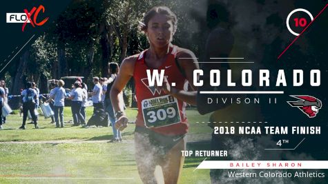 2019 DII FloXC Countdown: #10 Western Colorado Women