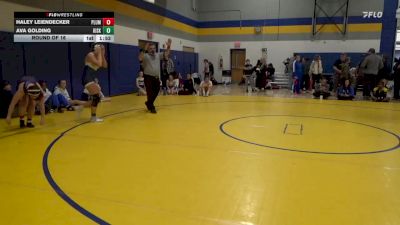 142 lbs Round Of 16 - Haley Leiendecker, Plum vs Ava Golding, Kiski Area