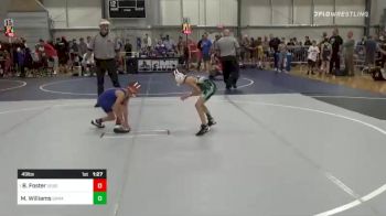 49 lbs Rr Rnd 1 - Brayton Foster, Sebolt Wrestling Academy vs Madison Williams, Simmons Academy Of Wrestling