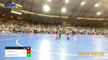 58 lbs Round Of 64 - Julian Campos, Monster Garage vs John Bradley Buchanan, Wave Wrestling Club (TN)