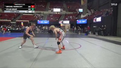 170 lbs Cons. Semi - Dylan Grant, Colstrip Wrestling Club vs Mitchel Wainscott, Powell Wrestling Club