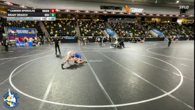 132 lbs Cons. Round 3 - Brady Brasch, Don Bosco vs Camden Spiniolas, Woodstock (Marian)