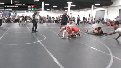 120 lbs Champ. Round 2 - Blake Condino, Tallwood Wrestling Club vs Jon Fain, Kraken