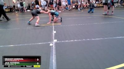 75 lbs Round 3 (4 Team) - Jace Mathenia, Ice Spice Elite vs Graham Sandoval, MO Outlaws Black