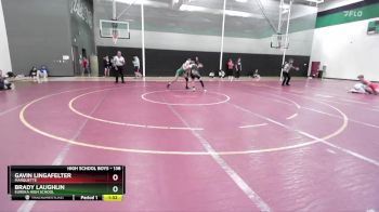 138 lbs Champ. Round 1 - Gavin Lingafelter, Marquette vs Brady Laughlin, Eureka High School