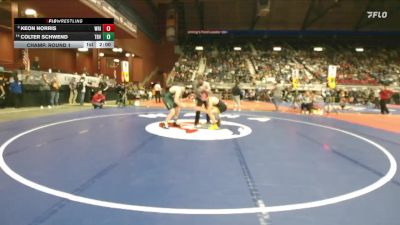 2A-190 lbs Champ. Round 1 - Keon Norris, Wright vs Colter Schwend, Tongue River
