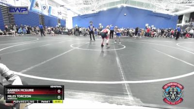 88-95 lbs Semifinal - Garren McGuire, Butler vs Miles Torczon, Nebraska