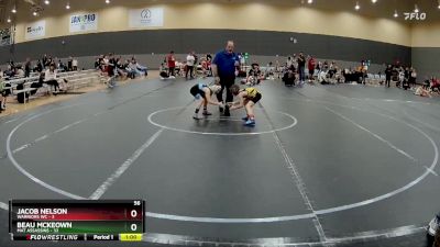 56 lbs Round 1 (10 Team) - Jacob Nelson, Warriors WC vs Beau McKeown, Mat Assassins