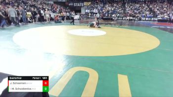 4A 170 lbs Quarterfinal - Magnus Schwabenbauer, Redmond vs JJ Schoenlein, Skyview