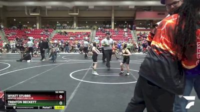 80 lbs Cons. Round 3 - Trenton Beckett, Triumph vs Wyatt Stubbs, Newton Wrestling Club