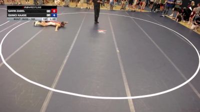 165 lbs Cons. Round 2 - Gavin Zabel, Guerrilla Wrestling Club vs Quinci Kaase, Guerrilla Wrestling Club