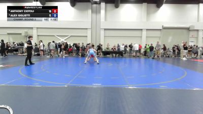 132 lbs Champ. Round 3 - Anthony Ciotoli, VA vs Alex Giglietti, FL