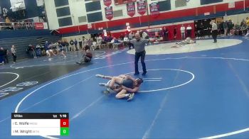 121 lbs Semifinal - Emmett Wolfe, McGuffey vs Mason Wright, Beth Center