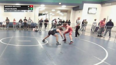 144 lbs Consi Of 16 #1 - Maverick Beckwith, NY vs Logan Milsaps, TX