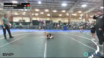 35 lbs Rr Rnd 1 - Woodson Rowell, Elgin Wrestling vs River Adams, Duncan Demon Wrestling