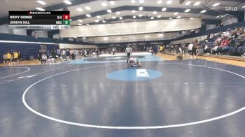 125 lbs Champ. Round 1 - Ricky Gomez, Rider-Unattached vs Jordyn Hill, Onondaga CC