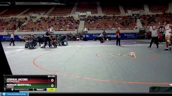 D2-215 lbs Quarterfinal - Joshua Jacobs, Williams Field vs Adrian Berryhill, Cienega