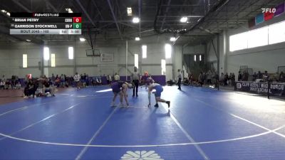 165 lbs Champ. Round 1 - Brian Petry, Cornell College vs Garrison Stockwell, Wisconsin-Platteville