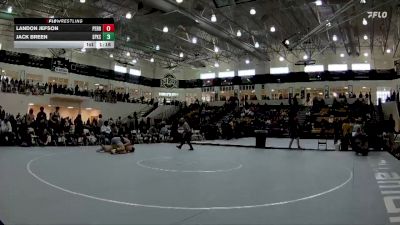 165 lbs 2nd Wrestleback (16 Team) - Jack Breen, St Pius X School vs Landon Jefson, Perry