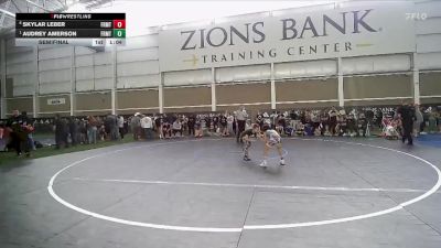 65 lbs Semifinal - Audrey Amerson, Shootbox Wrestling Club vs Skylar Leber, Devils Wrestling