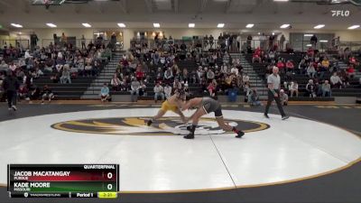 133 lbs Quarterfinal - Kade Moore, Missouri vs Jacob Macatangay, Purdue